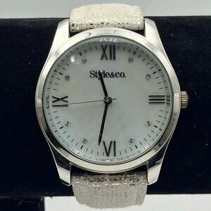 Silver Style & Co Men’s Watch